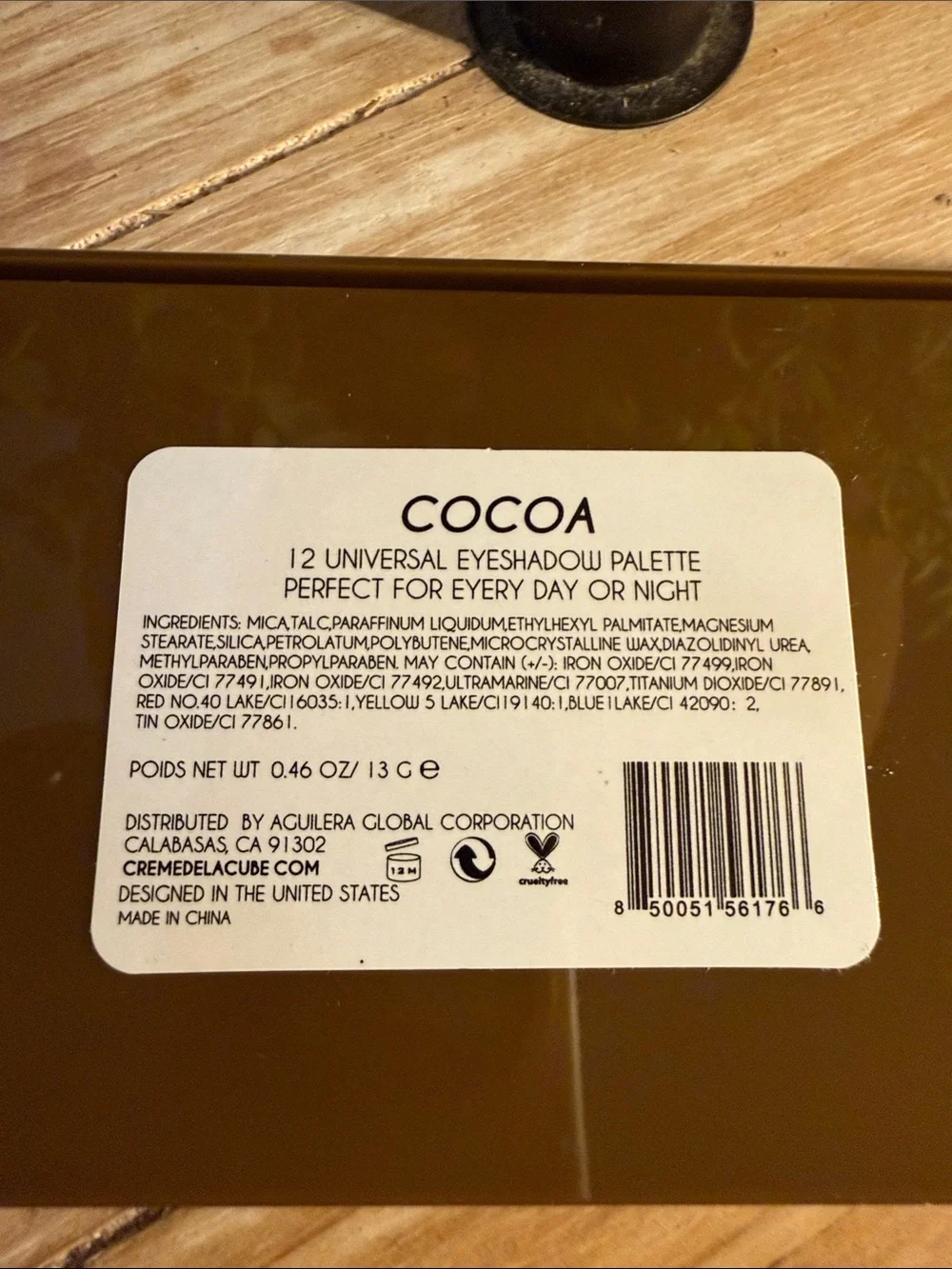 Creme de la cube -12-Color Eyeshadow Palette - cocoa